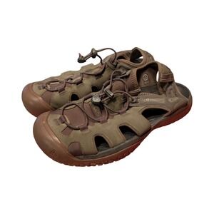 KEEN Men's SOLR High-Performance Closed Toe Water Sandals Green Men's Sz 11.5